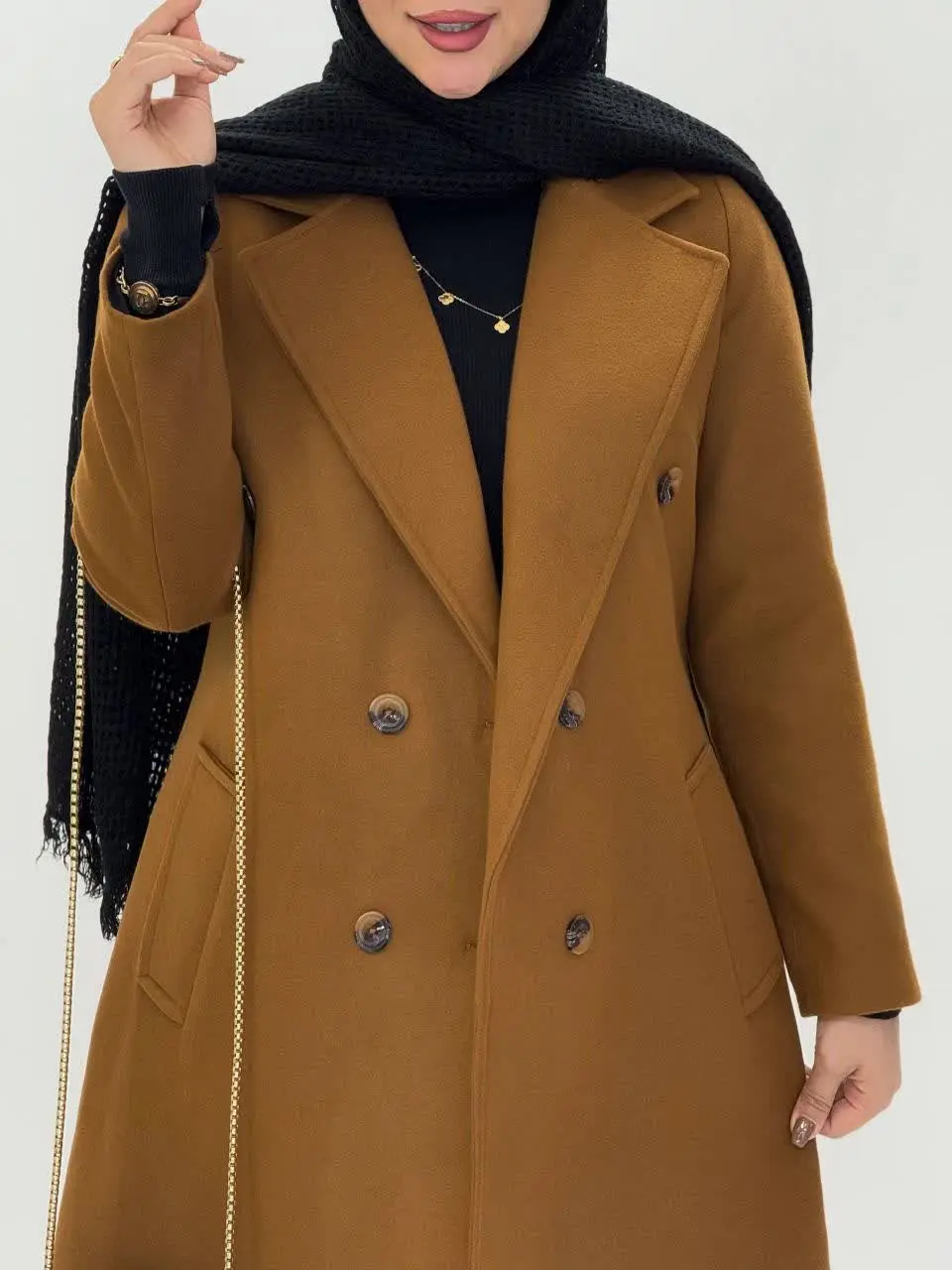 3665-پالتو مزونی برازنده